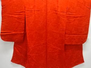 アンティーク　紋錦紗桐模様織出し長襦袢（刺繍衿付）